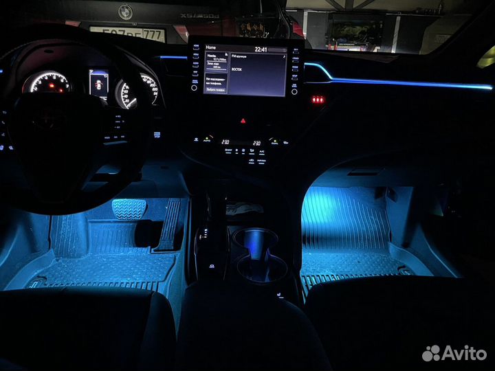 Камри подсветка салона на керамике