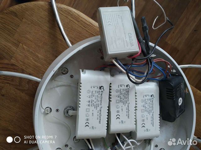 Люстра, led контроллер,пульт, электронный трансфор