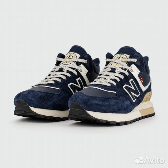 Кроссовки New Balance 574 Mid Blue / White with Fu