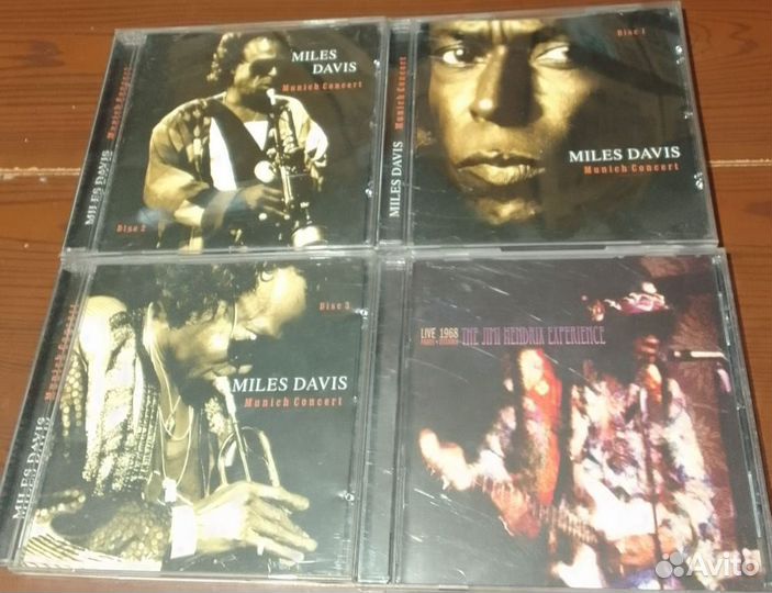Сд диски фирменные Davis Hendrix джаз рок