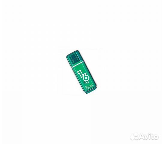Флеш-накопитель Smartbuy Glossy series 16GB Green