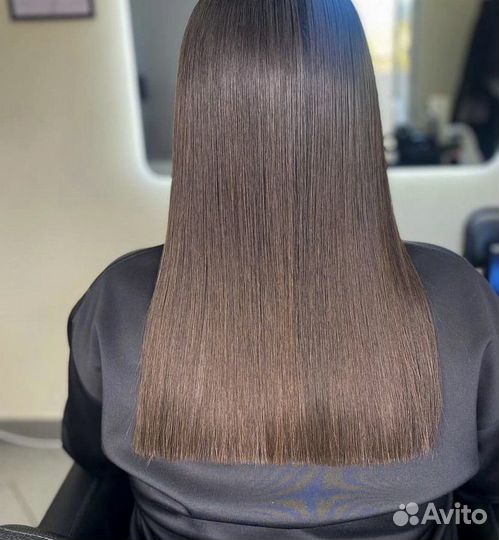 Кератиновое выпрямление