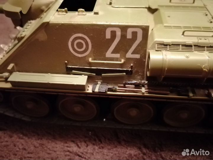 Модель танка собранная