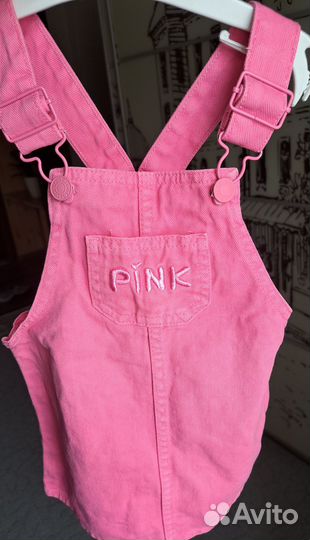 Джинсовый сарафан, размер 92