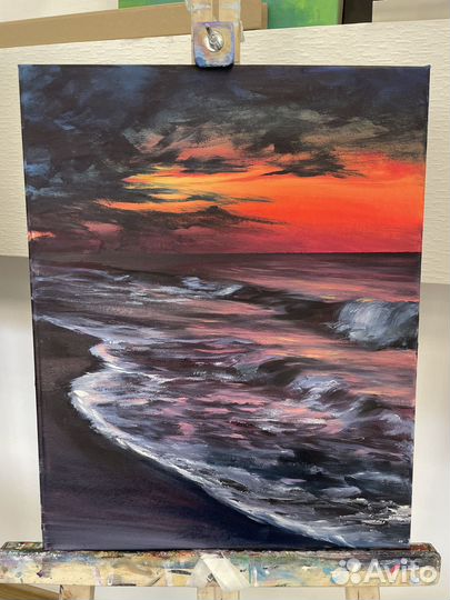 Картина маслом на холсте 30/40см