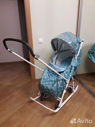 Детские санки коляска