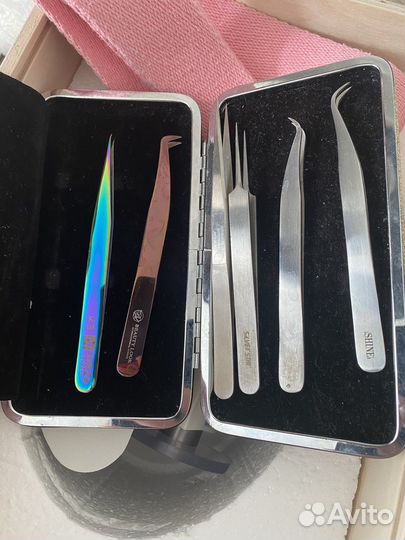 Lashcar машинка для формирования пучков+пинцеты