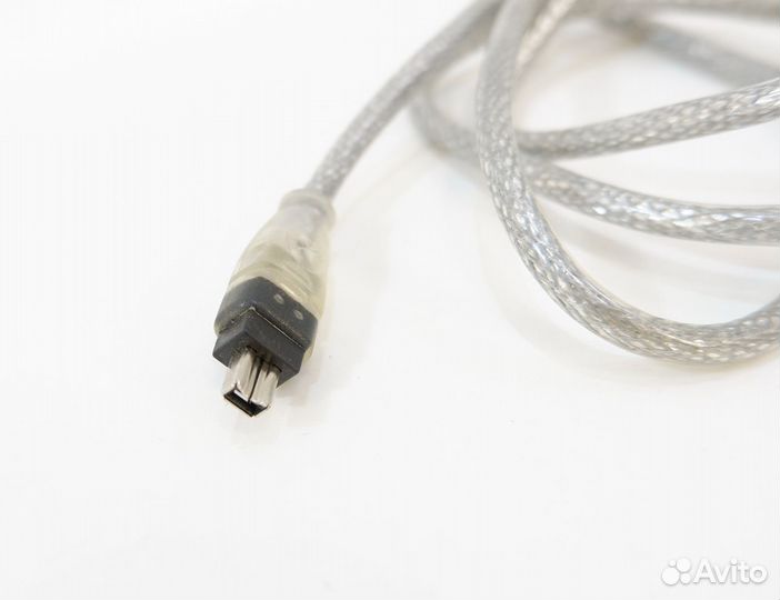 Кабель FireWire ieee-1394 4p6p — 1.5 метра прозрач