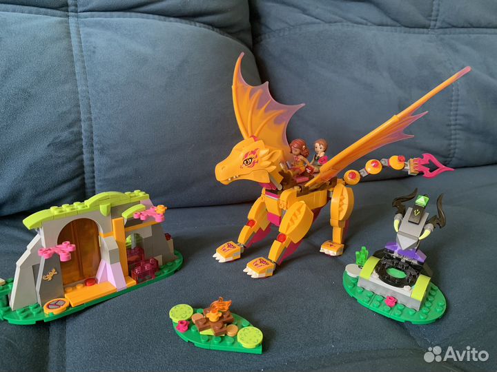 Lego elves дракон
