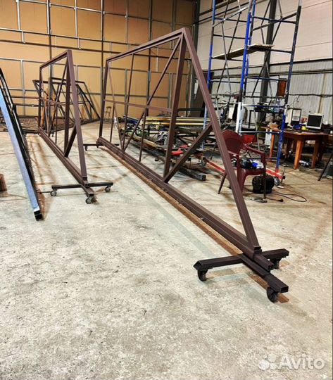 Откатные ворота 4х2