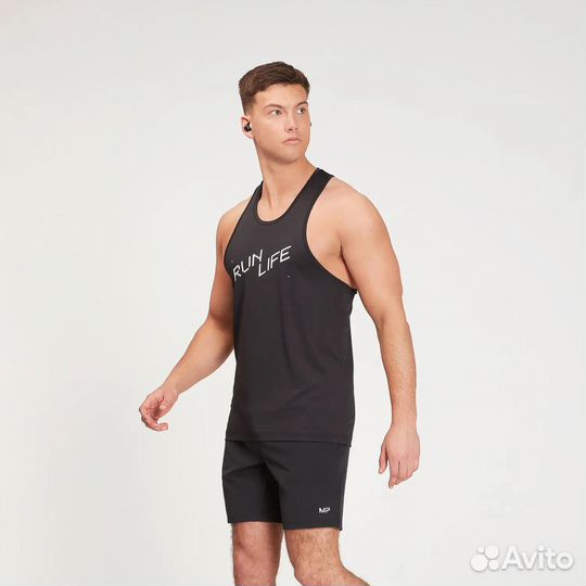 Майка Myprotein Graphic Running - Black