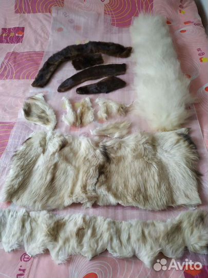 Мех. Ткань. Лоскуты. Кожа