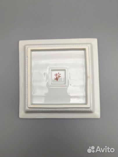 Квадратная тарелка Япония Винтаж