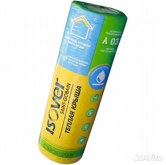 Утеплитель Изовер теплая крыша