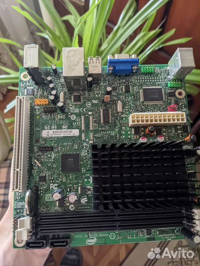 Материнская плата (Intel D410PT 2DDR2 Mini-ITX