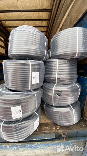 Труба гофрированная пнд 20 (100м) с протяжкой