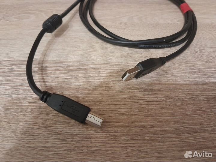 Кабель USB 2.0 A (M) - USB 2.0 B (M) 