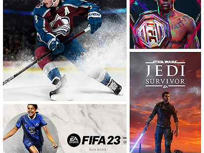 12 мec.подписка(FIFA,NHL,Jedi Survivor и т.д.) PS4