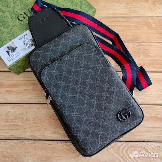 Сумка gucci мужская кожаная