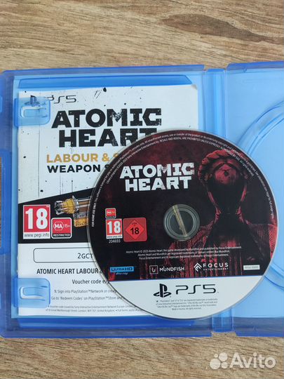 Atomic heart ps5 диск ру