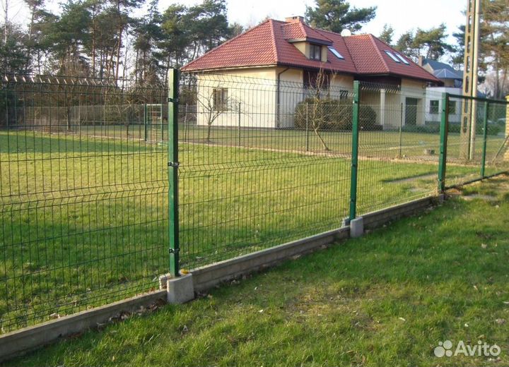 Забор из 3D сетки замер бесплатно под ключ