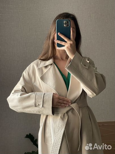 Плащ тренч massimo dutti