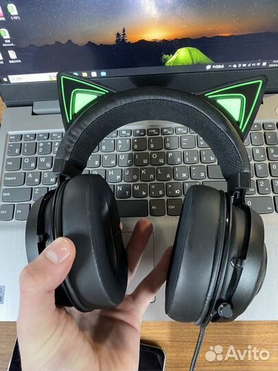 Наушники razer kraken kitty black