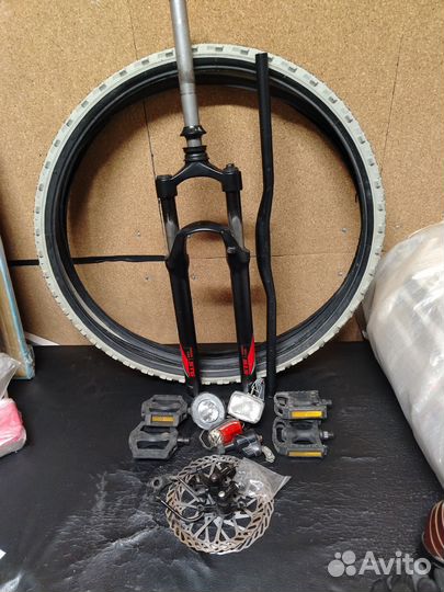 Вилка покрышки руль диски