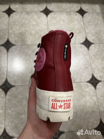 Кеды converse кожаные женские