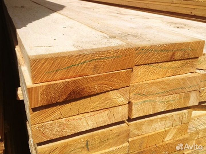 Доcка обрезная 40х150 арт asvju 32366