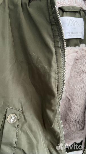 Куртка zara 12-18 месяцев на девочку