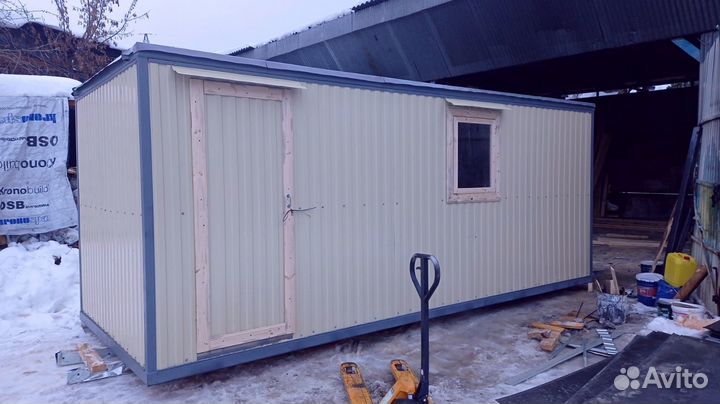 Блок-контейнер с душем и туалетом