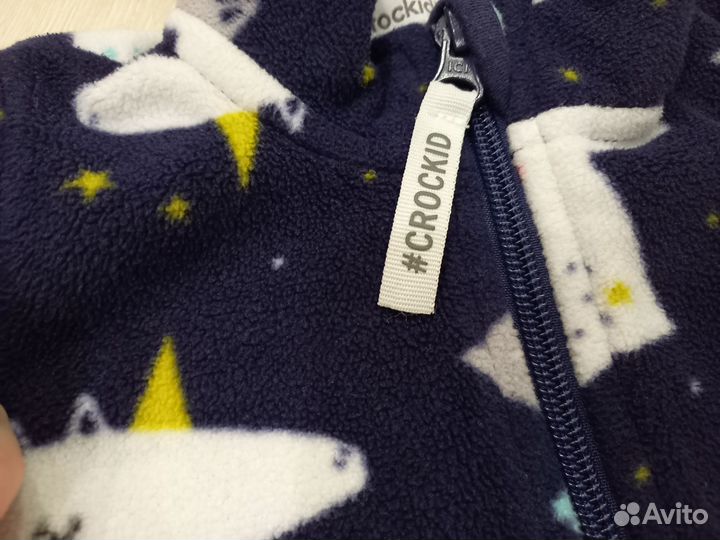 Флисовая кофта crockid 86-92