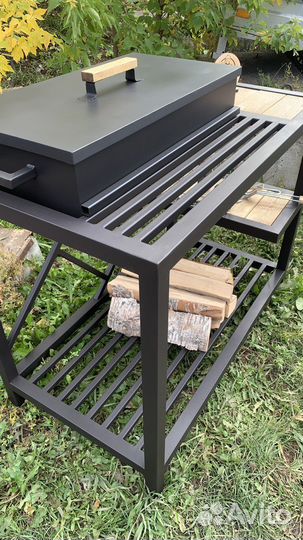 Мангал + печка под казан + гриль