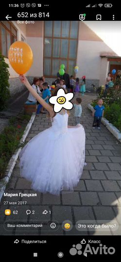 Платье для девочки на выпускной в детский сад