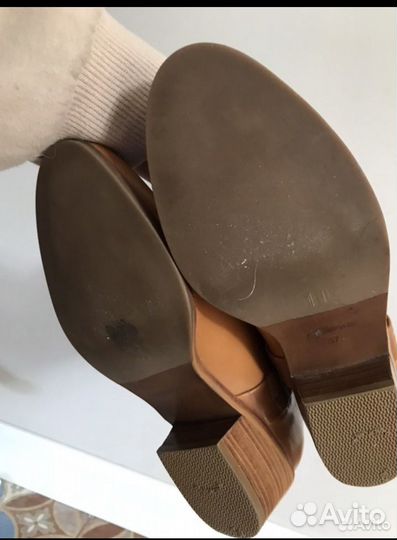 Сапоги женские натуральная кожа 37