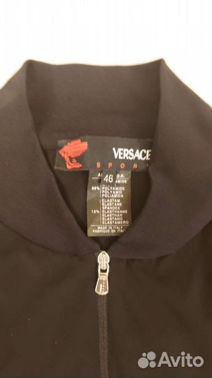 Versace sport. Спортивная кофта на молнии женская