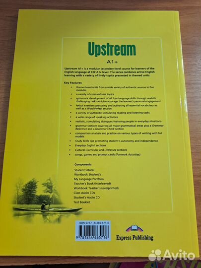 Upstream, student's book and workbook, A1+, A2, B1