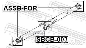 Крестовина карданной передачи subaru legacy B12