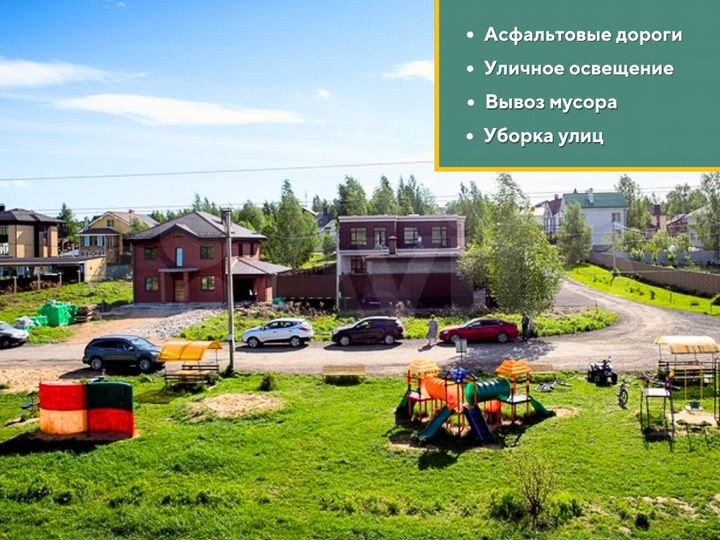 Коттедж 120 м² на участке 5 сот.