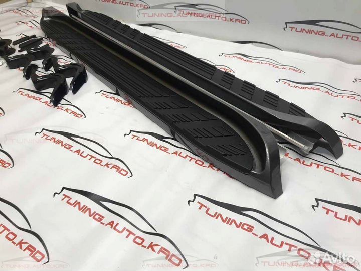 Подножки пороги Toyota Land Cruiser Prado 120 H688