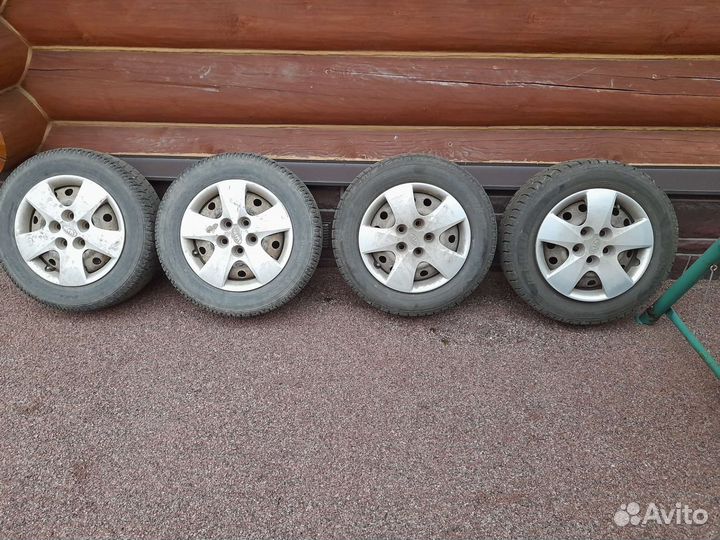 Комплект колес на kia ceed r15 зимние