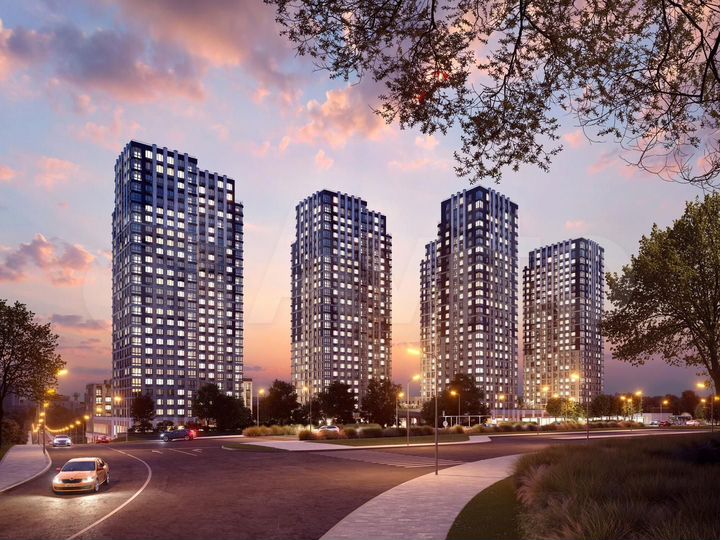 3-к. квартира, 78,4 м², 25/26 эт.