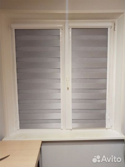 Рулонные шторы день ночь