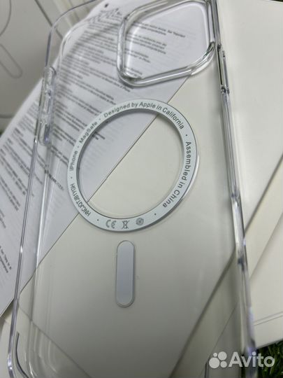 Чехол iPhone 16 Pro Clear Case Magsafe