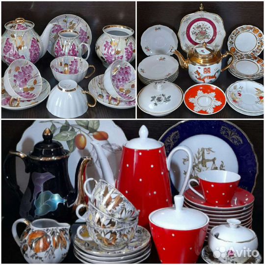 Предметы сервизов СССР