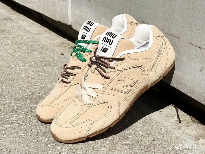 Miu Miu x New Balance 530 Light Brown