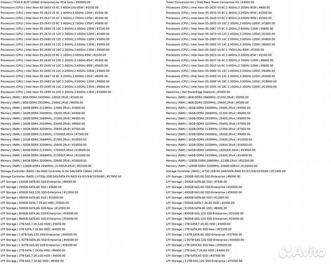 Dell PowerEdge T430-R 5U Rack Server