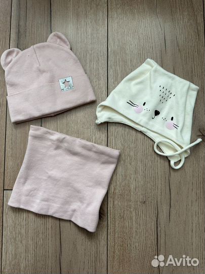 Комплект шапка и снуд