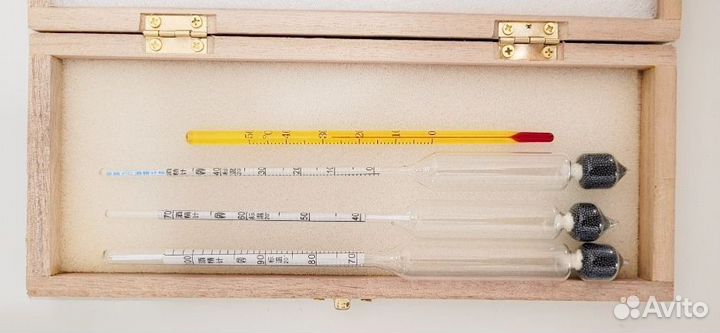 Набор ареометров (спиртометров)